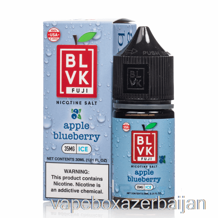Vape Baku Apple Blueberry Ice - BLVK Fuji Salts - 30mL 35mg
